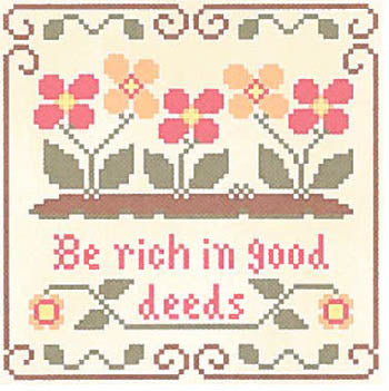 Good Deeds - Scripture Series - Little House Needleworks