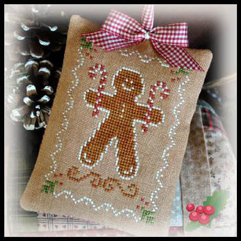 Gingerbread Cookie - 2012 Ornament 10  - Little House Needleworks