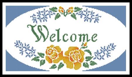 Welcome Sign - Artecy Cross Stitch