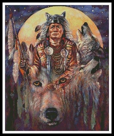 Invoking The Wolf Spirit - Artecy Cross Stitch