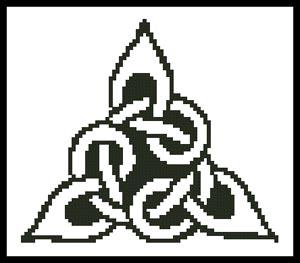 Mini Celtic Triangle 2 - Artecy Cross Stitch