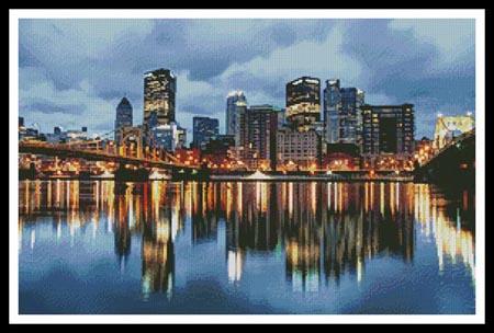 Pittsburgh Night - Artecy Cross Stitch
