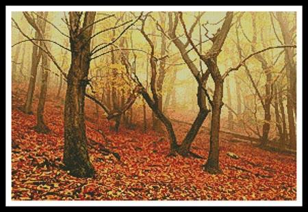 Morning Fog In The Palatinate Forest - Artecy Cross Stitch