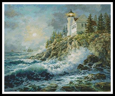 Bass Harbor Lighthouse - Artecy Cross Stitch