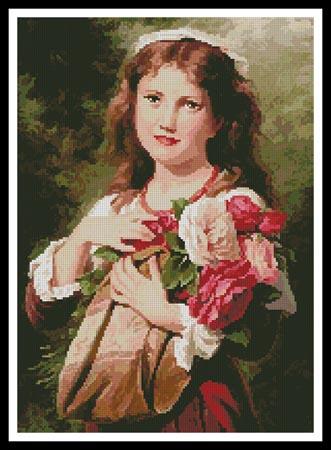 Portrait Of A Young Girl - Artecy Cross Stitch