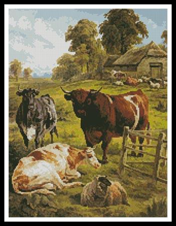 A Pedigree Bull - Artecy Cross Stitch