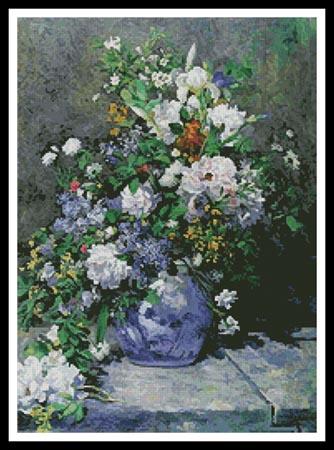 Great Vase Of Flowers - Artecy Cross Stitch
