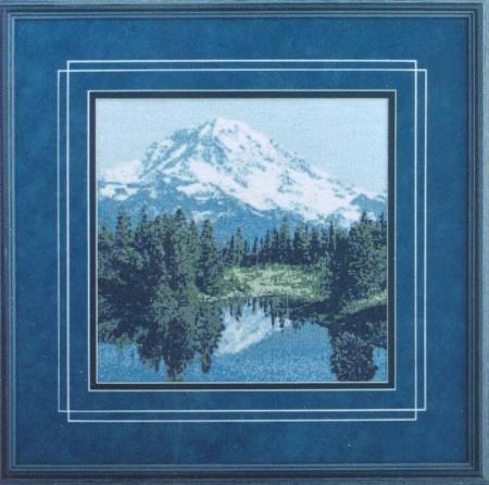 Mt. Rainier - Cross Stitch Wonders