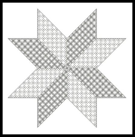 Blackwork Star - Artecy Cross Stitch
