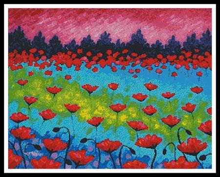 Dancing Poppies - Artecy Cross Stitch