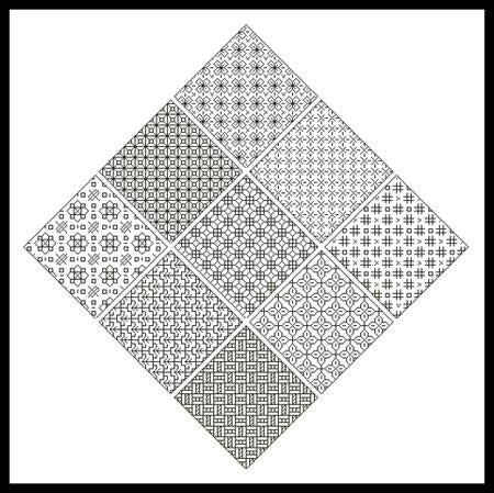 Blackwork Diamond - Artecy Cross Stitch