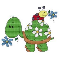 Calendar Turtle May - Cross Stitch Wonders