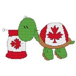 Calendar Turtle Canada - Cross Stitch Wonders