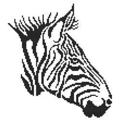 Tribal Zebra - Cross Stitch Wonders