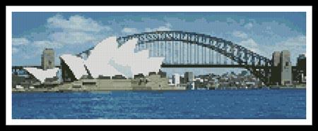 Sydney Harbour In The Day - Artecy Cross Stitch