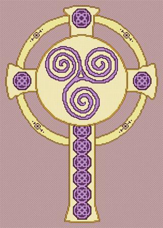 Celtic Triskele Cross - Artists Alley