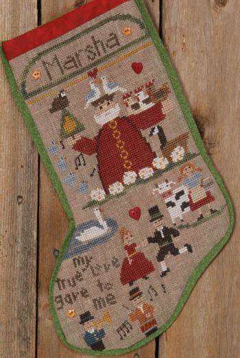 12 Days of Christmas Stocking - Bent Creek