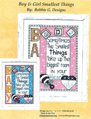 Boy & Girl Smallest Things - Bobbie G. Designs