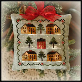 Saltbox Village - 2012 Ornament 12  - Little House Needleworks