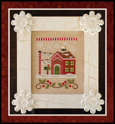 Santa's Village 3, North Pole Post Office - Country Cottage Needleworks