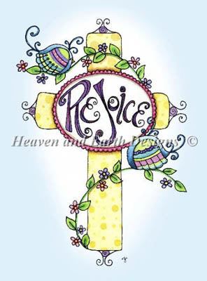 Rejoice Bird Cross - Heaven and Earth Designs