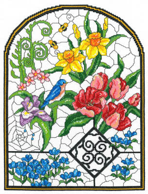 Spring Stained Glass - Imaginating