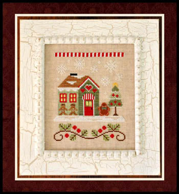 Santa's Village 10, Gingerbread Emporium - Country Cottage Needleworks