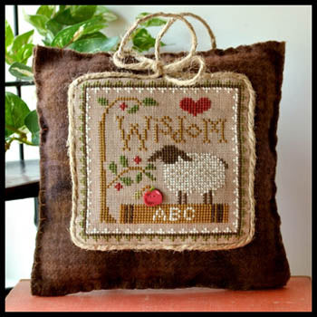 Little Sheep Virtues 8 - Wisdom - Little House Needleworks