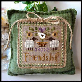 Little Sheep Virtues 9 -Friendship - Little House Needleworks