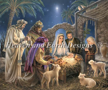 The Nativity - Heaven and Earth Designs