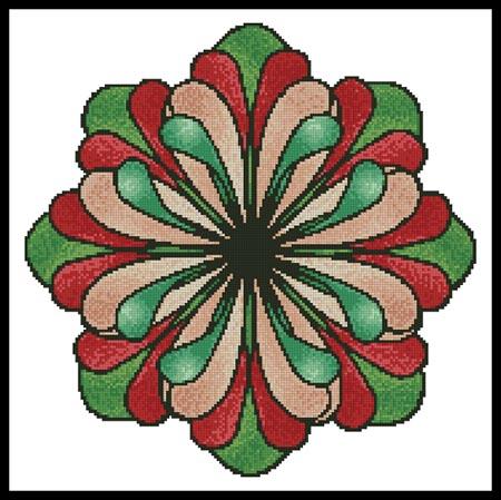 Stained Glass Flower - Artecy Cross Stitch