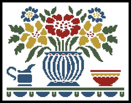 Cottage Shelf - Artecy Cross Stitch