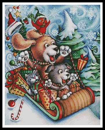 Dog Gone Good Time - Artecy Cross Stitch