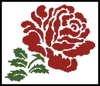 Rose Silhouette - Artecy Cross Stitch