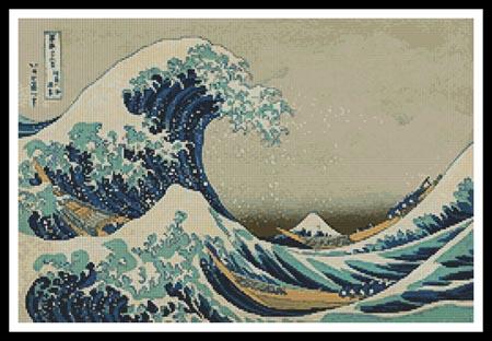 The Great Wave - Artecy Cross Stitch