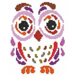 Art Deco Owl 3 - Cross Stitch Wonders