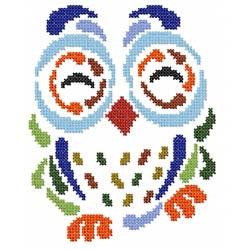 Art Deco Owl 5 - Cross Stitch Wonders