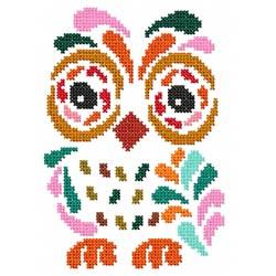 Art Deco Owl 10 - Cross Stitch Wonders