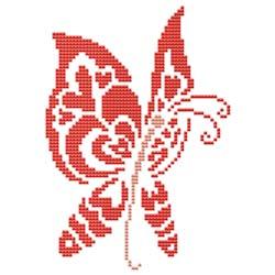 Summer Butterfly Reds - Cross Stitch Wonders