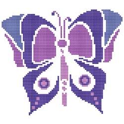 Summer Butterfly Purples - Cross Stitch Wonders