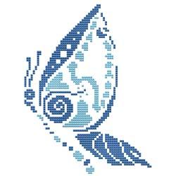 Summer Butterfly Blues - Cross Stitch Wonders