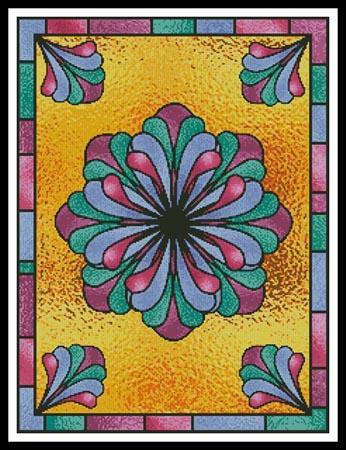 Stained Glass Floral 1 - Artecy Cross Stitch