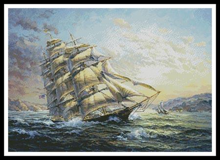 Clipper Ship Surprise - Artecy Cross Stitch