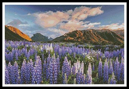 Lupins - Artecy Cross Stitch