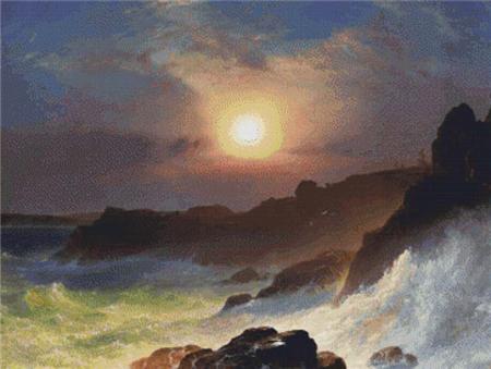 Coast Scene, Mount Desert - X Squared Cross Stitch