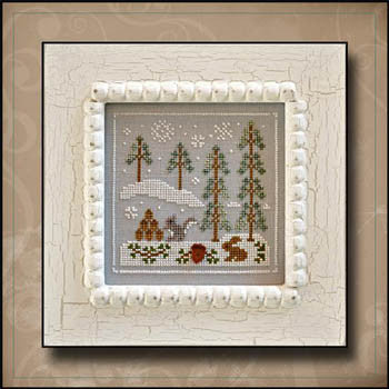 Frosty Forest 4, Snowy Friends - Country Cottage Needleworks