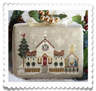 Hometown Holiday - Town Church - Little House Needleworks