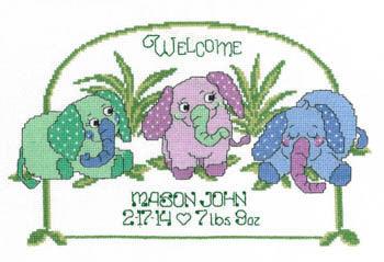 Baby Elephant Birth Announcement - Imaginating