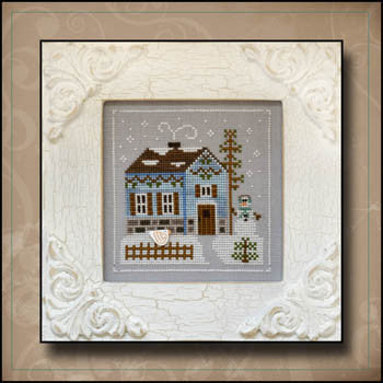 Frosty Forest 7, Snowgirl's Cottage - Country Cottage Needleworks