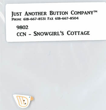 Frosty Forest 7, Snowgirl's Cottage - Country Cottage Needleworks